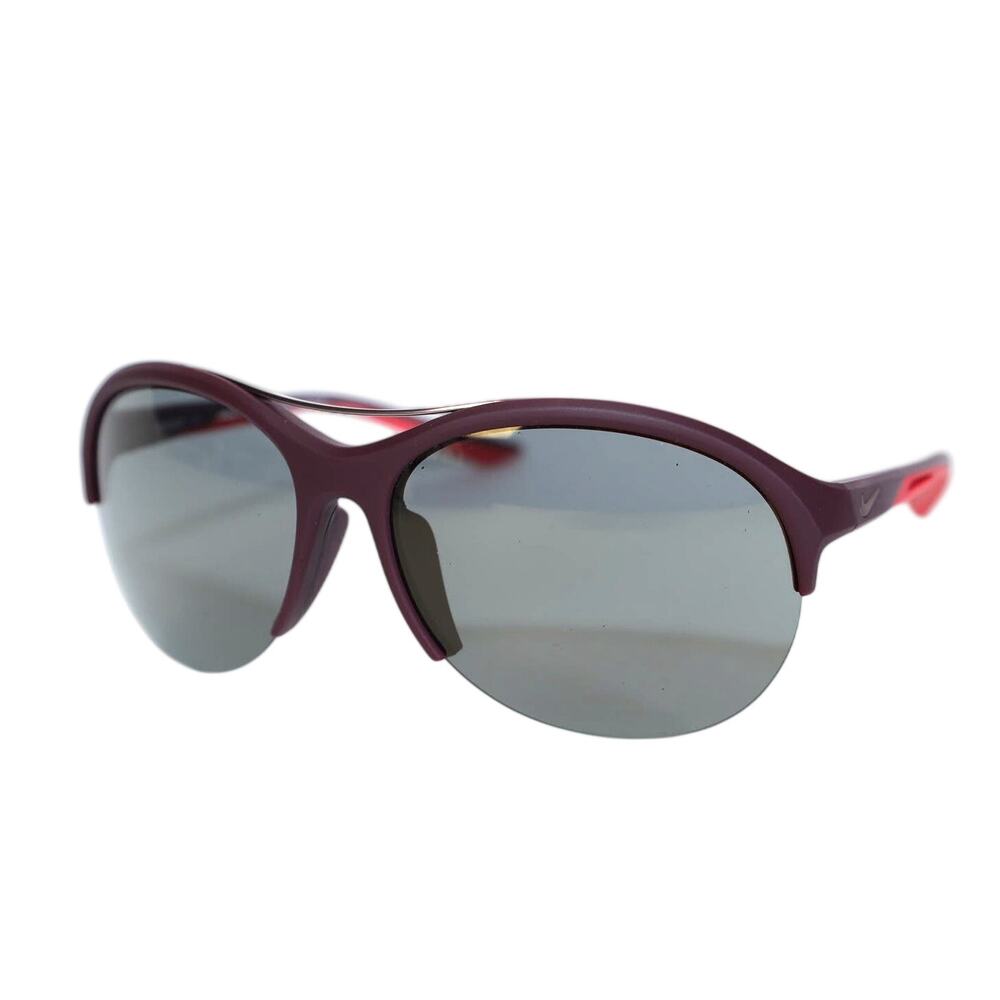 Nike Flex Momentum Semi-Rim Sunglasses - Matte Night Maroon/Gunmetal Flash - NWT